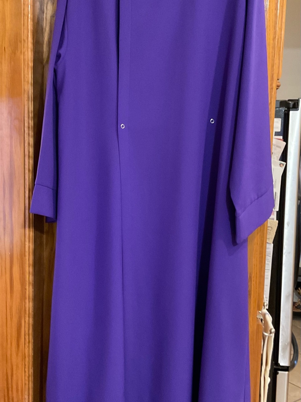Womens Artneedle Alb Robe Vestment 3X approx. 26W Snap, velcro